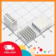 [10 Pieces]- Aluminum Heatsink 14x14x6 Silver Color Tin Phat Electronics