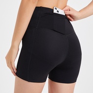 Short pants with back pocket - Women's yoga pilates gym sports pants - Code S3Q02