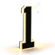 IP44 Waterproof Rating LED House Numbers Bright LED Lighting Simple Installation