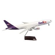 FW 777 FedEx Cargo Airlines Model 47cm Souvenir Plane Toy Resin Collectible for Aviation Enthusiast 