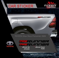 สติ๊กเกอร์พรีรันเนอร์ สะท้อนแสง TOYOTA Hilux Revo Prerunner 2020 รถแต่ง รถซิ่ง รถยนต์ รถกระบะ Car Sticker