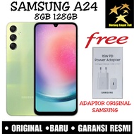 SAMSUNG A24 8/128 GARANSI RESMI [HELIO G99 6.5 INCH SUPER AMOLED 50MP CAMERA 5000MAH BATTERY]