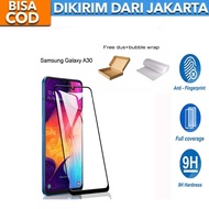 Samsung Galaxy A30 Full Cover/Full Screen Tempered Glass Screen Protector Anti-Scratch