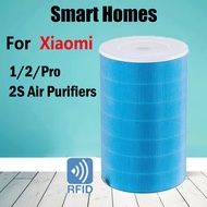 For Xiaomi  RFID/Blue 1/2/2S/Pro/3H/2C air purifier filter spare parts blocking pathogenic bacteria pm2.5 Formaldehyde
