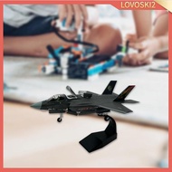 [Lovoski2] 1/72 Scale F35 B Fighter Jet Model with Display Stand Collection Aircraft Model