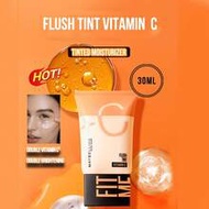 5/30มล. FIT ME FLUSH ไบรท์เทนนิ่ง มอยส์เจอร์ไรเซอร์, 2X วิตามินซี #02 ผิวขาว, วิตามินซีคู่² เพื่อควา