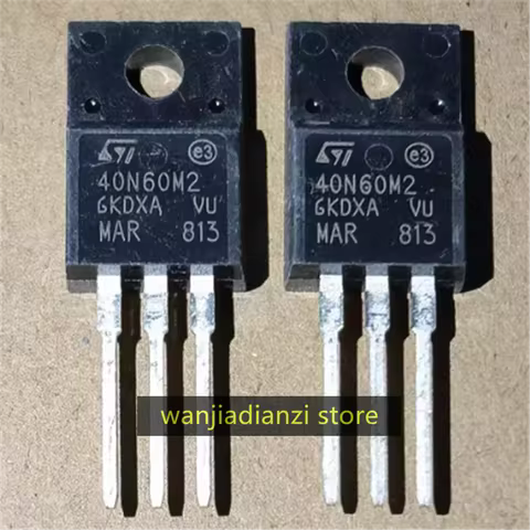 10pcs original 40N60M2 STF40N60M2 34A 650V TO-220F Package