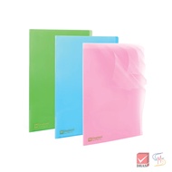 Elephant Brand Plastic File Clear 5-Pocket Side 415D A4 Mixed Colors 1