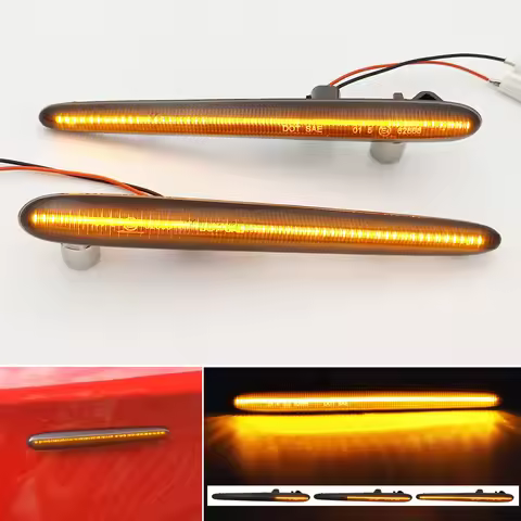 2PCS LED Dynamic Side Marker Lights Arrow Turn Signal Blinker Lamps For Alfa Romeo Giulietta 940 Jul