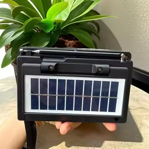 Portable Solar Charging Emergency Radio With Bluetooth-Compatible 5.0 And USB MP3 Play For Travel K1