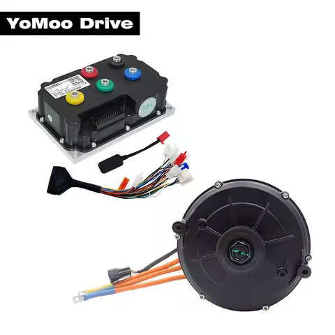 QS165 V2 5KW Peak 10KW 6500RPM 72V 35H Hall PMSM Mid-Drive Motor with Fardriver ND72530 Controller F