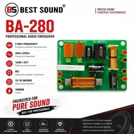 BS BA-280 2 Way Speaker Crossover Board 1000watt (Ready Stock)