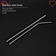 FAVORITEGOODS Stainless Steel Straws, Straight Tubes Diameter 6mm Metal Straw, Bends Stir Tube