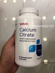 (新版 180粒) ~GNC Calcium Cirate 檸檬酸鈣 1000MG ~到期日: 2025年 02月
