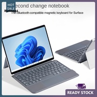 HLS Bluetooth-compatible Keyboard Traditional Laptop Feel Keyboard for Surface Go Backlit Bluetooth Keyboard for Microsoft Surface Go 3/2 Ergonomic Design with Trackpad