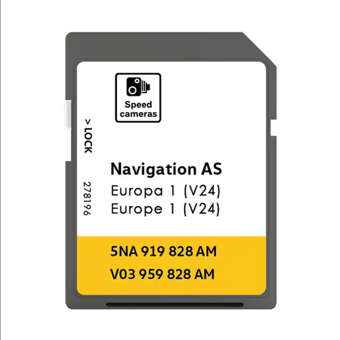 NEW for VW Discover Media Navigation AS V24 Version Update UK Europe Maps 2026 Sat Nav EU SD Card 5N