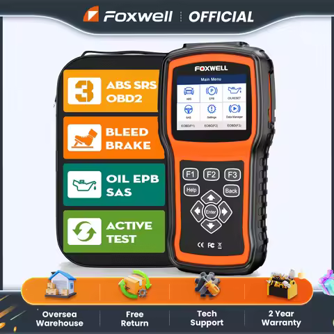 FOXWELL NT630 Plus OBD2 Scanner ABS SRS Code Reader Automotive OBD II Airbag Diagnostic ABS Brake Bl