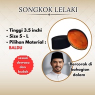SONGKOK BALDU HITAM LELAKI DEWASA VELVET SONGKOK MUSLIM SONGKOK BUDAK SEKOLAH