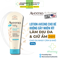 Sữa dưỡng thể Aveeno Lotion dưỡng ẩm hàng ngày cho bé - Aveeno BaBy Daily Moisture Lotion 227G