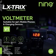 VOLTMETER / VOLT METER AMPER METER SQUARE V1 LX TRIX
