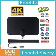 [Local Delivery] 4K High Gain HDTV Digital Antenna Mini HDTV Ground Wave TV Antenna DVB-T2 Receiving Antenna ATSC TV Receiver hd digital tv antenna digital antenna for smart tv