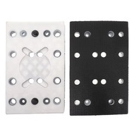 130X80mm Hook Andloop Sanding Pad 12 Holes Replacement Plate for 400 Square Polishing Disc Sanding P