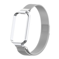 Dây đeo cho Xiaomi Band 9 Active Vòng đeo tay bằng thép không gỉ Milanese Loop cho Xiaomi Smart Band