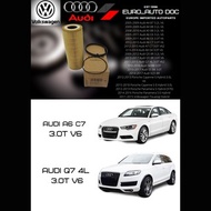 (100%ORI)VOLKSWAGEN/AUDI Oil Filter, fits A4, A5, A6, A7,Q5 w/ 3.0L + 3.2L (06E115562C/06E 115 562C)