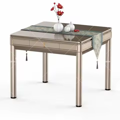 Mique Automatic Mahjong Machine Dining Table Dual Purpose Electric Silent Household Four Port Table 