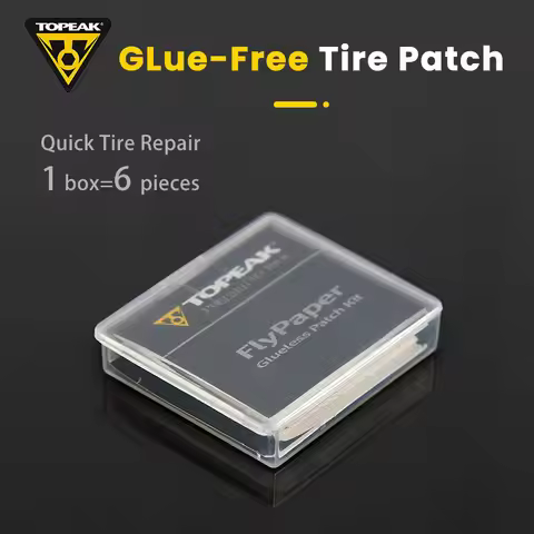 Topeak Bicycle Tire Patch MTB Road BikeTube Repair Pad Protection No-glue Adhesive Quick Drying Fast
