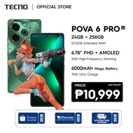 [NEW] Tecno Pova 6 Pro 5G 24GB (12+12) + 256GB| MTK D6080 | 70W Charge | 120HZ AMOLED |13Mo Warranty