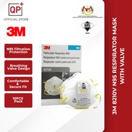 3M 8210V N95 RESPIRATOR MASK WITH VALVE (10PCS) | TOPENG PERNAFASAN 3M | 3M 口罩