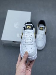 全新🌸Nike Air Force 1 Low 白黑金 舒適休閒板鞋