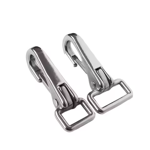 1 Piece Stainless Steel Carabiner Snap Hook Bag Strap Clip Claps Buckle for Bag Parts Dog Leash Hors