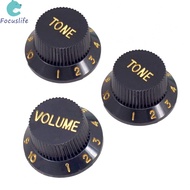 【Focuslife】VOLUME Knob VOLUME Knob 3PCS Control Knobs For Guitar Accessories 1 Volume