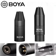 Boya อะแดปเตอร์เสียง 35C-XLR PRO 3.5 มม.(TRS) แจ็คตัวเมีย เป็น 3-pin XLR ตัวผู้ พร้อมพาวเวอร์ Phanto