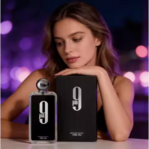 9PM EDP For Men (100ml 3.4oz) - Bestselling Arabic Cologne ，Vanilla Amber Night Fragrance
