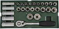 SATA 09915 Hex Socket Wrench Set, Insertion Angle 0.5 inches (12.7 mm) (26 Pieces)