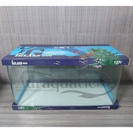 AQUARIUM BENDING IGLASS 800 KANDILA 127L 80X40X40 CM 127 LITER KACA