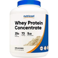 【現貨】Nutricost Whey Protein Concentrate 5 lbs - Unflavored 無味乳清蛋白粉 蛋白質能量Gym增肌營養健身代餐
