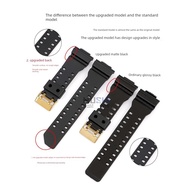 strap tali jam smart watch Mu era menggunakan tali jam tangan Casio GA110/GD350 emas hitam g-shock p