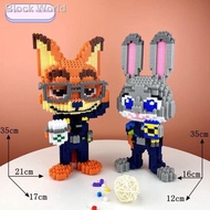 ( 189k 2 con 36cm) Lego cáo và thỏ Zootopia 36cm Combo 2 con trong 1 hộp lego lắp ráp Cáo Thỏ Zootop