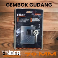 GEMBOK KOTAK BESAR FINDER 70MM IRON PADLOCK HEAVY DUTY A1430