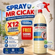 【FREE 500ML】 MR CICAK (1500ML)Penghalau Anti Cicak 30days effectiveness Lizard