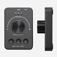 USB Volume Control Knob Multimedia Computer Speaker Controller Adjust Knob One-Key Mute Bluetooth wi
