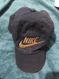 七成新  二手 年代感 古著 Nike 海藍 老帽  棒球帽  cap 帽 帽子
