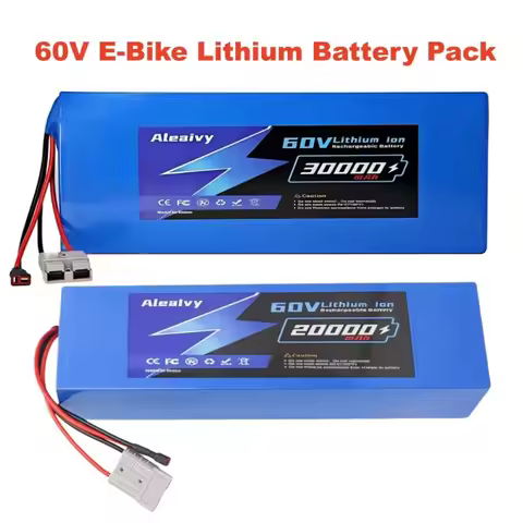 16S6P 16S4P 60V Battery 20AH 30AH 67.2V Lithium Battery Pack for Motorcycle, Scooter, Bicycle 1000W 