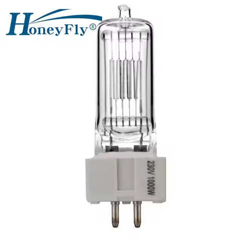 HoneyFly GX9.5 Halogen Marine Lamp 230V 650W/1000W/1200W FVA CP70 CP90 Halogen Lamp Stage Light Caps