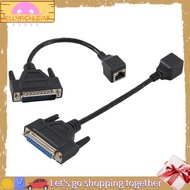 [jellyfishleaf]ILDA to RJ45 Signal Wire Adapter- DB25 Male/Female Connector Set ILDA to Ethernet Cab