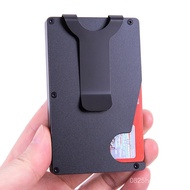 Automatic Card Holder Anti-Degaussing Aluminum Alloy Card Holder Card Case rfid Business Card Holder